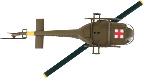 Miniatura 9 de Daron Worldwide Trading Sello postal UH-1 Huey MEDEVAC Vehículo del Ejército de EE. UU. (Escala 1/87)