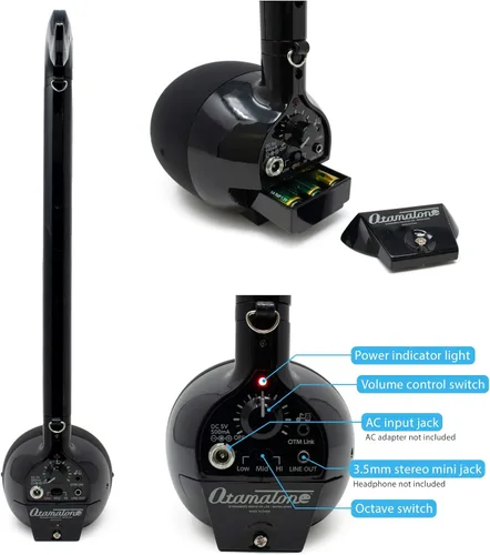 Miniatura 5 de Otamatone from maywa Denki Digital, normal e inglés (Negro)
