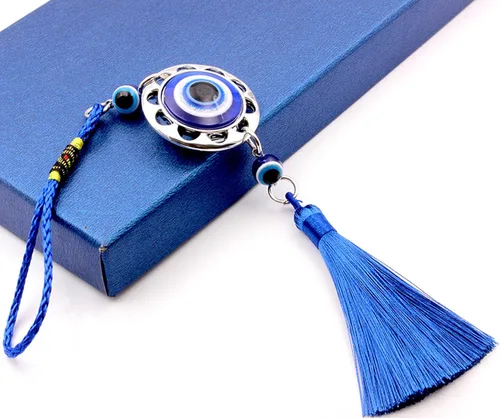 Miniatura 3 de Lucky B-Heart - Adorno colgante de ojo turco para automóvil, accesorios para colgar en espejo retrovisor, decoración interior del automóvil, dije