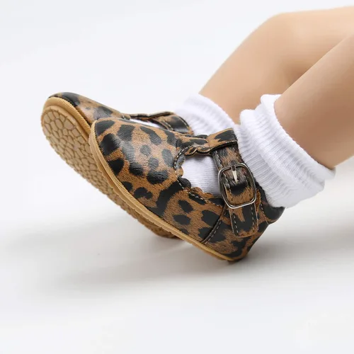 Miniatura 3 de SOFMUO Zapatos deportivos de piel sintética para bebés, niños y niñas, con suela de goma suave, mocasines Oxford para recién nacidos