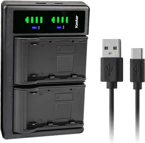 Kastar Cargador de batería USB LTD2 compatible con Huepar 603CG/603CR, 603CG-BT 3D, 603BT-H 3D Bluetooth Conectividad Green Beam, DT03CG