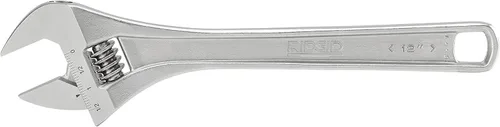 Miniatura 3 de Ridgid 86917 762 Llave ajustable, llave ajustable de 12 pulgadas para métrica y SAE, plata, pequeña