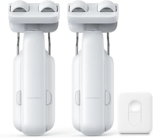 Miniatura 12 de SwitchBot 2025 Automatizador de Cortinas con 3 Barras - Control Remoto Bluetooth, Control WiFi y Smartphone, Desempeño Mejorado, Agrega Hub