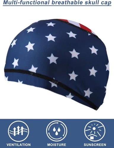 Miniatura 2 de Geyoga Gorro de calavera de enfriamiento para correr, 8 piezas, gorro de ciclismo