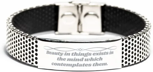 Beauty in Mind Bracelet Motivation Quote Bracelet for Women Daughter Friends Mindset of Beauty Beauty Quotes Rise Beauty Self Esteem Confidence in