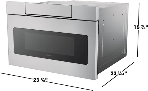 Miniatura 13 de Sharp, horno microondas SMD2470AS, de 24 pulgadas, 1,2 Cu. Pie de acero inoxidable