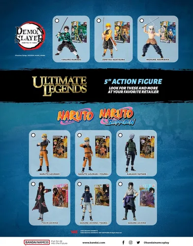 Miniatura 6 de Ultimate Legends - Figura de acción de Naruto de 5 pulgadas Sasuke Uchiha (Joven)