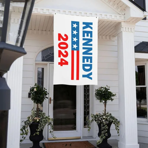 Miniatura 9 de Kennedy - Bandera para el presidente Robert Kennedy 2024, bandera de salvar Estados Unidos 2024, bandera anti Biden, bandera demócrata, bandera de 3