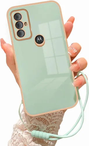Miniatura 11 de Funda para Moto g Pure para teléfono, Moto g Power 2022, funda Moto G Play 2023 para mujer, galvanoplastia, estética de lujo, moderna, bonita, Negro