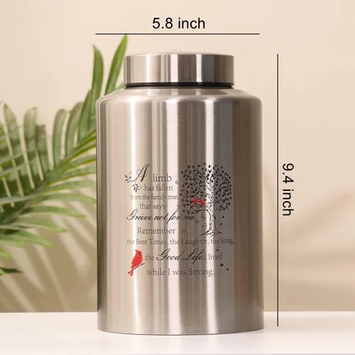 Miniatura 4 de Tree of Life - Urnas de ángel originales para cenizas adultas masculinas/femeninas, hasta 220 libras, incluye bolsa de terciopelo