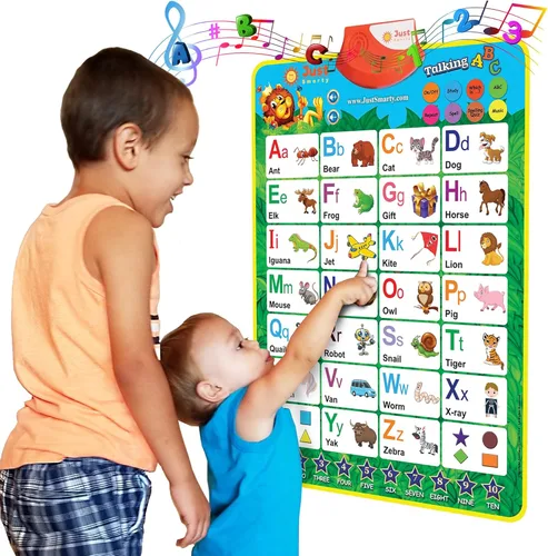 Just Smarty Juguetes Interactivos de Aprendizaje y Educación para Niños de 2+ Años | Juguetes de Aprendizaje del Alfabeto para Niños de 1 a 2 Años |