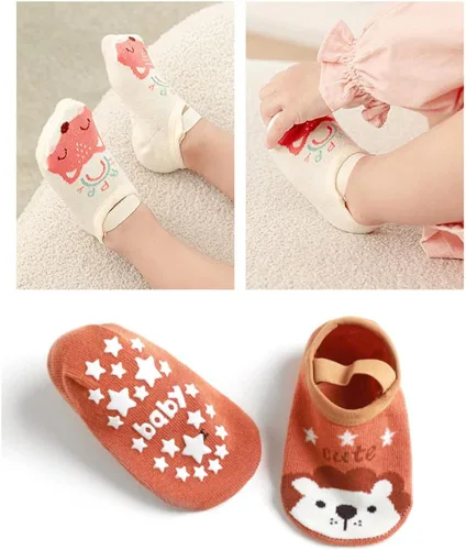 Miniatura 2 de QandSweat Calcetines antideslizantes para bebés de 8 a 36 meses