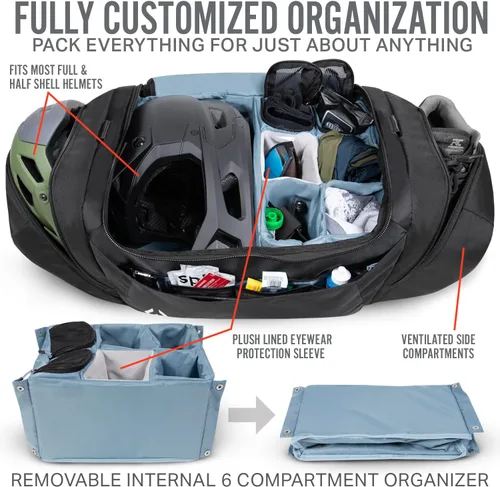 Miniatura 3 de Wildhorn Gulch MTB - Bolsa de transporte resistente para bicicleta de 70 litros. Bolsa ligera y duradera para bicicleta. Bolsa de engranaje ideal