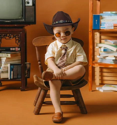 Miniatura 6 de Jastore Sombreros de vaquero para bebés, niños y niñas, sombreros de vaquera, sombreros occidentales para niños