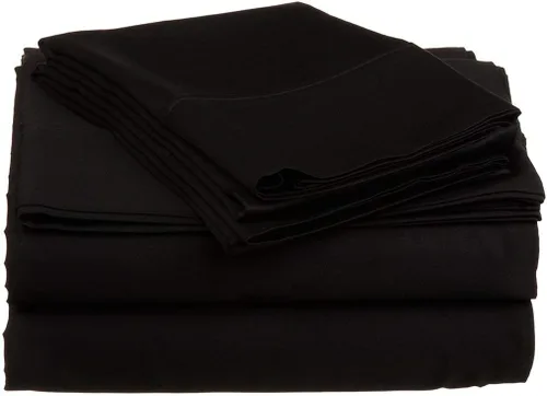 Miniatura 11 de LaxLinen Sábanas Aqua Solid Full, 1 sábana bajera de bolsillo extra profundo para colchones de 18 a 24 pulgadas, calidad egipcia elástica, 600 hilos