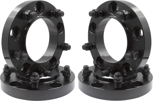 Miniatura 14 de Wheel Accessories Parts 2 espaciadores de rueda centrados en buje 5 en 5.906 in 0.197x5.906 in 1.00 pulgadas de grosor 4.331 in Buje M14x1.5 14x1.5