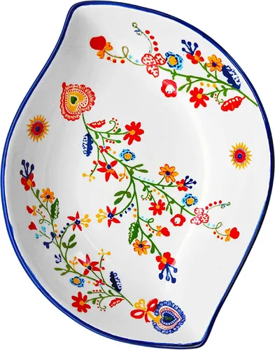 Miniatura 4 de Portuguese Pottery Alcobaça - Tazón de cerámica para servir (2 unidades)