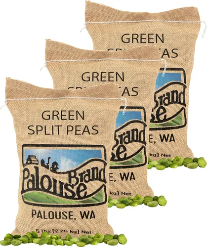 Miniatura 11 de Palouse Brand Guisantes verdes certificados sin residuos de glifosato Cubo de 25 libras Sin OMG Kosher
