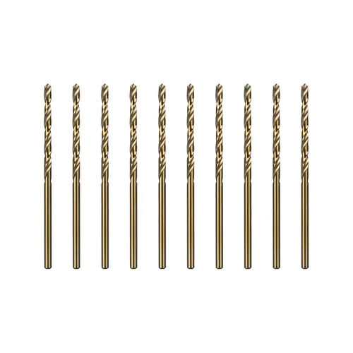 Miniatura 13 de SALI Juego de Brocas de Cobalto, 10 Piezas de 1/4" M35 de Acero de Alta Velocidad Longitud Jobber Kit de Brocas para Metal Endurecido, Acero