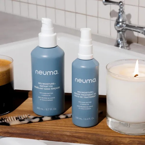 Miniatura 10 de Neuma Neu Moisture - Spray de tratamiento capilar sin enjuague Spray desenredante con protección contra el calor Hidratación nutritiva