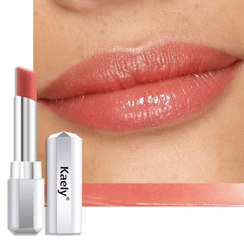 Miniatura 16 de Kaely - 2 piezas de bálsamo labial tintado de miel, lápiz labial de brillo hidratante para labios secos de mujer, maquillaje de mancha de brillo