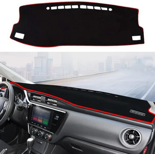 Miniatura 35 de Cubierta de salpicadero para salpicadero, alfombra personalizada para Toyota RAV4 2013 2014 2015 2016 2017 2018 Accesorios antideslizante protector