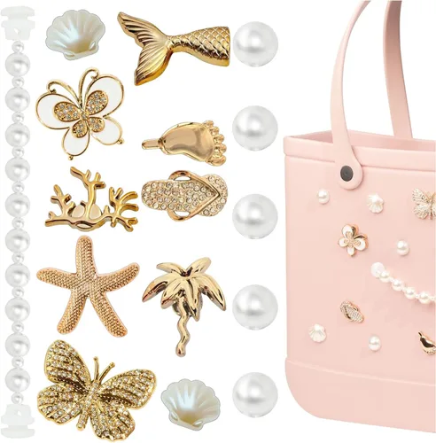 Miniatura 32 de Mon Caramel Resina Bolsa de Playa Accesorios Encantos,Resina Playa Totes Accesorios Insertos,Daisy Flower Bag Charms