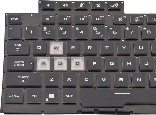 Miniatura 5 de Teclado de repuesto compatible con Asus G512 G531GD G531GT G531GU G531GV G531GW G532 GL531 G15 6037B0203201 (la luz de fondo es de ocho puntadas)