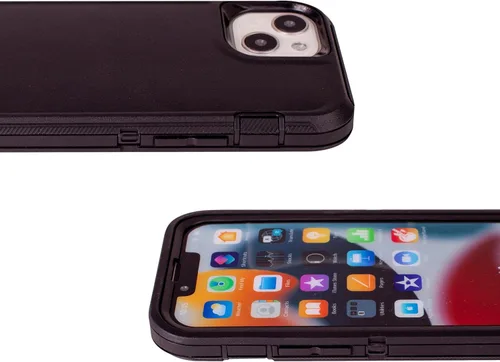 Miniatura 6 de Funda para iPhone 13 Mini (5.4 pulgadas) con 2 protectores de pantalla Resistente de cuerpo completo de grado militar protección contra caídas