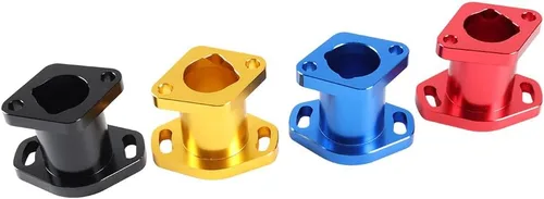 Miniatura 5 de Tubos de admisión de alto rendimiento CNC de aluminio con junta y tornillo para VM22 26mm Predator 196cc 212ccc CT200U Honda GX160 GX200 6.5HP OHV