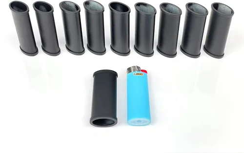 Miniatura 3 de DIYLuxury - Funda de metal negro mate para encendedor BIC Standard J6 EZ Reach Lighter EZ Reach Lighter, resistente, reutilizable, paquete de 10