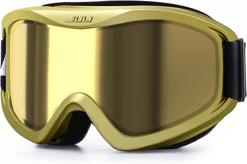 Miniatura 6 de Juli - Gafas de esquí, snowboard y patinaje, para hombres y mujeres Marco blanco naranja (vlt 13%) lente