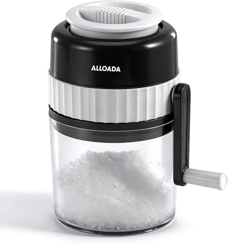 Máquina de cono de nieve - Máquina de hielo para granos, máquina de hielo afeitado manual para conos de nieve, máquina portátil de cono de nieve y