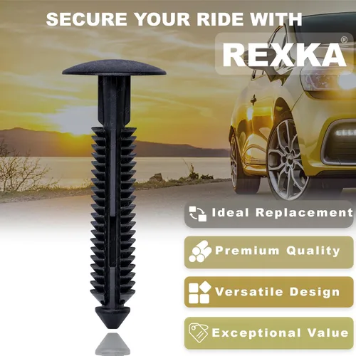Miniatura 3 de Rexka 10 clips de retención de moldeo basculante compatibles con Ford W710532-S300 Mustang 05-12 Transit