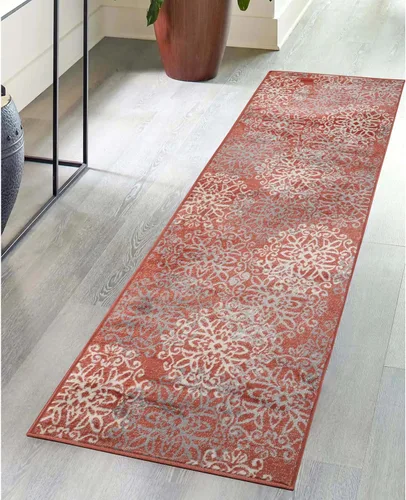 Miniatura 35 de SUPERIOR – Alfombra de área contemporánea de la colección Leigh - Alfombra moderna de 5/16 de pulgada (8 mm) de pelo con diseño de medallón floral