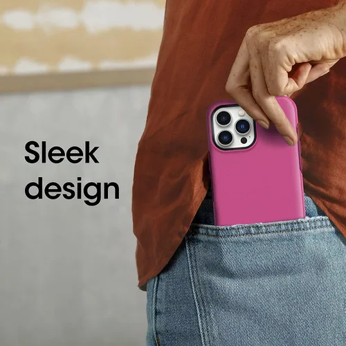 Miniatura 8 de OtterBox iPhone 13 Pro Max y iPhone 12 Pro Max (Solo) - Funda de la Serie Symmetry - Cama de Rosas - Ultra-Elegante - Carga Inalámbrica Compatible