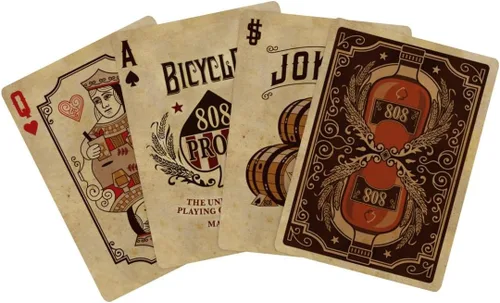Miniatura 3 de Bicycle Cartas de Juego Bourbon Marrón