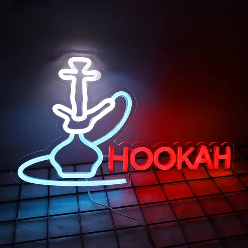 Miniatura 13 de Smoke Shop - Letrero de neón para publicidad de tienda de negocios, luz de cueva de hombre, decoración de bar o garaje, luz de vibraciones para pub