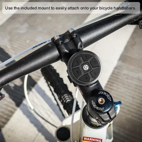 Miniatura 6 de Recoil - Control remoto inalámbrico con botón multimedia Bluetooth para volante, impermeable para coche, bicicleta, motocicleta, barco, deportes