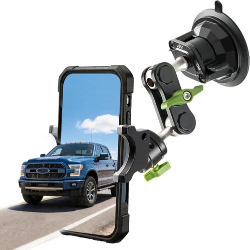 Miniatura 8 de Soporte de teléfono resistente para camión, soporte de teléfono para parabrisas de automóvil, soporte de teléfono Mteal ultraduradero para F- 150