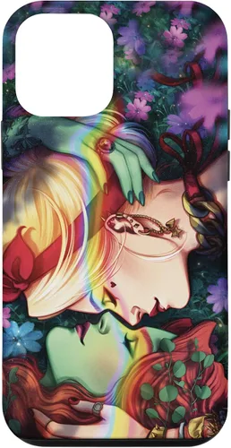 Miniatura 16 de iPhone 16 DC Comics Pride Harley Quinn & Poison Ivy Nose Touch Case