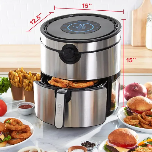 Miniatura 2 de Dash AirCrisp Pro - Freidora de aire digital - Control de temperatura ajustable - Función de apagado automático y múltiples ajustes preestablecidos