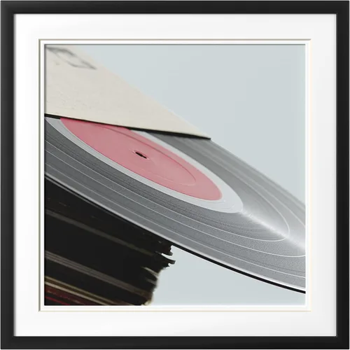 Miniatura 24 de eletecpro Marcos de discos de vinilo de 7 x 7 pulgadas para galería, decoración de pared negra resistente y ligera, marcos LP fáciles de colgar, se