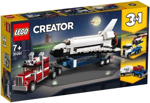 LEGO Creator 31091 - Kit de construcción, 3 en 1, para transporte de carga (341 piezas)