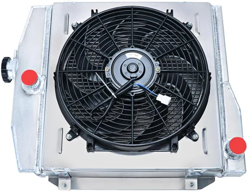 Miniatura 3 de Radiador de aluminio de 3 filas para Jeep Willys 1955-1958, 1959-1971 Jeep CJ3 CJ5 CJ6 2.2L 3.7L 4.2L 5.0L MT