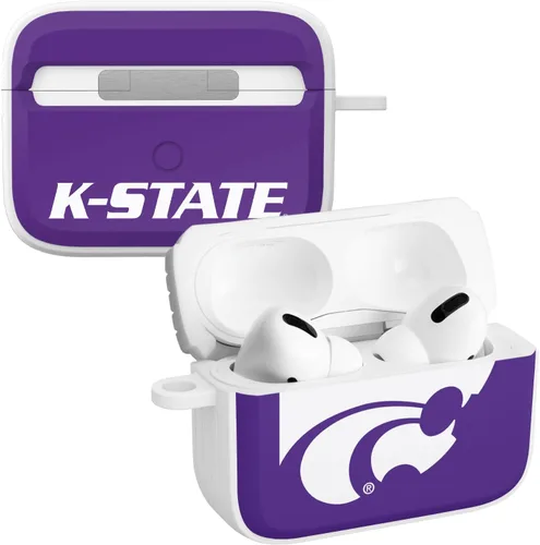 Miniatura 20 de Affinity Bands Kansas State Wildcats HDX Case Cover Compatible with Apple AirPods Gen 1 & 2 (Paint Stripe)