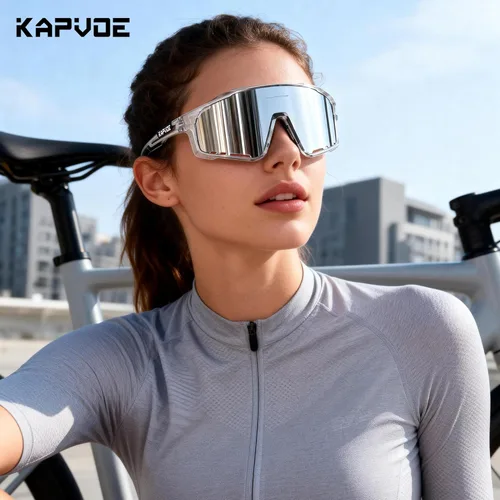 Miniatura 2 de KAPVOE Gafas de Ciclismo Polarizadas para Hombres y Mujeres MTB Bicicleta Montaña TR90 Gafas Deportivas para Correr Bicicleta K76 a09