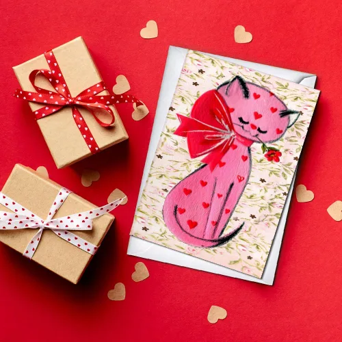 Miniatura 4 de Wright Home & Gift Divertidas tarjetas de felicitación del día de San Valentín/Galentines Paquete de 20 unidades a granel + 20 sobres (5 x 7)