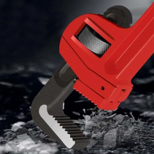 Miniatura 4 de Utoolmart Llave de tubería recta de alta resistencia, llave de fontanería recta de 14 pulgadas, llave inglesa de alta resistencia, color rojo, 1