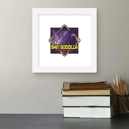 Miniatura 4 de Trends International Gallery Pops Godzilla - Póster de pared de Shin Godzilla Strikes Back, 12.00 x 12.00 pulgadas, versión de marco blanco